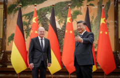 Thủ tướng Đức Olaf Scholz và Chủ tịch Trung Quốc Tập Cận Bình