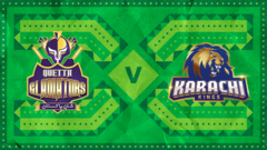 Quetta Gladiators v Karachi Kings - PSL scorecard