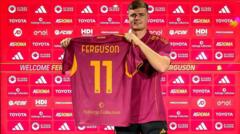 Brighton striker Ferguson joins Roma on loan
