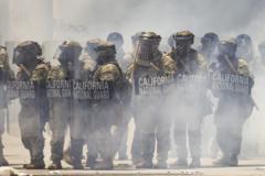 How the LA clashes unfolded... in 60 seconds