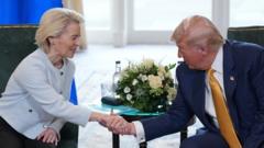 EU and US agree trade deal, with 15% tariffs for European exports to America