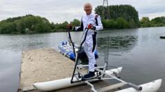 Grandad, 82, hoping to walk on water for 24 hours