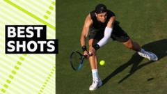 Humbert v Draper - best shots from Eastbourne semi-final 