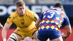 Six-try Perpignan add to Dragons' miserable run