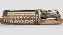 France returns sacred 'talking drum' looted during colonial rule to Ivory Coast