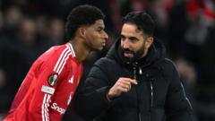 Amorim says he’d rather pick 63-year-old coach over Rashford