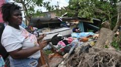 Jamaicans take stock after hurricane causes damage, flooding and power cuts
