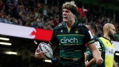 England forward Coles signs new Northampton deal