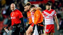 St Helens’ Host out for four months with broken leg