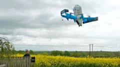 Watch: Drone delivers first Amazon parcels in UK