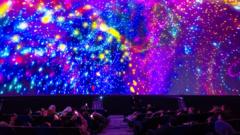 Pop-up planetarium brings cosmos to city