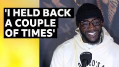 I held back for Chisora's children, says Wilder