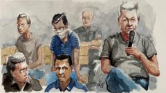 The 50 men accused in mass rape of Gisèle Pelicot