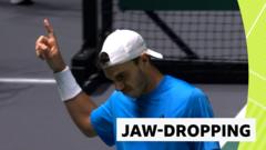 Watch: Cerundolo’s ‘jaw-dropping’ drop shot against Draper