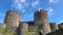 Castell Conwy yn leoliad i gynhyrchiad  ffilm ffantasi fawr