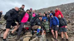 Boy doing Three Peaks Challenge meets Catherine