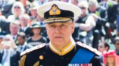 King to strip Andrew of his final military title, minister says