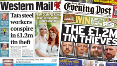 Tata Steel tin theft conspiracy and boxing champ ties knot