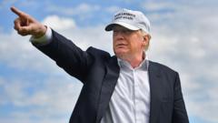 What do we know about Donald Trump's visit to Scotland?