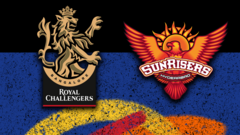 Royal Challengers Bengaluru v Sunrisers Hyderabad - IPL scorecard