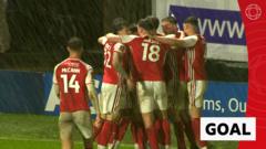 'It's brilliant, it's delightful!' Ennis scores 'delicious' goal for Fleetwood 