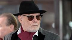Gary Glitter charged with historic sexual offences