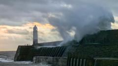 Flood and weather warnings in place across Wales as Storm Bram hits