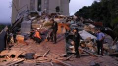 Rescuers search rubble for survivors as Venezuela earthquakes kill at least 188