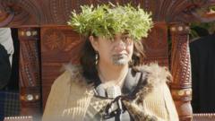 Māori king's daughter crowned ahead of his burial