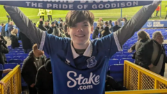 Fan travels 10,000 miles to watch Merseyside derby - and the game is called off due to storm