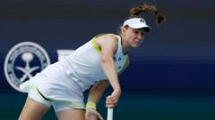 Rybakina battles past Pegula to reach Miami semis