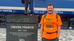 Walking 2,000 miles to show football's  good side