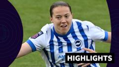 Kirby scores stunner as Brighton shock Arsenal