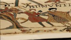 Watch: First glimpse of Bayeux Tapestry in UK for almost 1,000 years