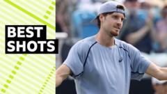 Bergs v Samuel - best shots from Brit's semi-final defeat