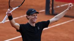 Sinner speeds into history with Rome win