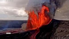 Watch: Lava soars 1,100ft above Hawaii's Kilauea in latest eruption