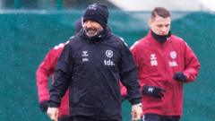 McInnes not setting targets with Hearts in 'great position'
