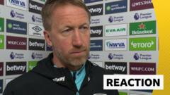 It’s a clear push, but I’m not the VAR – Potter on Newcastle winner