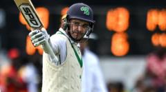 McBrine’s 90 helps rescue Ireland in Zimbabwe Test