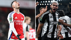 Newcastle in charge - but Arsenal have 'momentum'