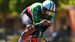 Did Ganna Dominate the Vuelta Time Trial While Pidcock Holds Third?