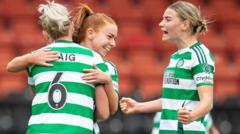 Celtic edge out Glasgow City as Hearts go top