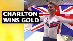 'Utterly dominated' - GB's Charlton wins individual pursuit gold