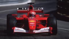 Schumacher's 2001 Grand Prix-winning Ferrari sold for £13.43m