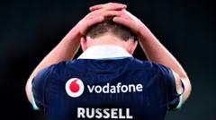 Scotland’s Russell bottom of Six Nations kicking stats