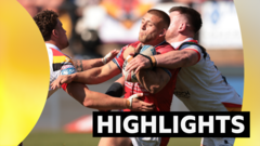 Super League: Mikey Lewis stars as Hull KR thump Bradford Bulls
