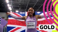 Anning wins GB's first ever women's 400m world indoor title