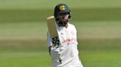 Hameed’s double ton puts leaders Notts in charge at Durham