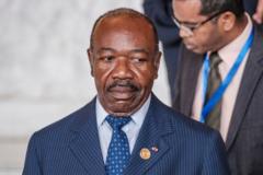 Le président du Gabon, Ali Bongo Ondimba, assiste à la 36e session ordinaire de l'Assemblée de l'Union africaine (UA) au siège de l'Union africaine à Addis-Abeba, le 18 février 2023.